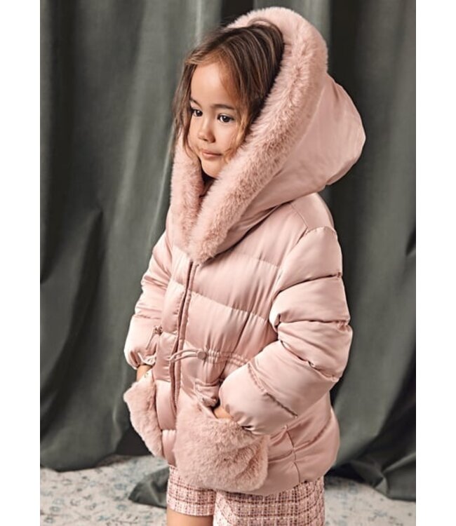 Abel & Lula winter jas meisjes - roze