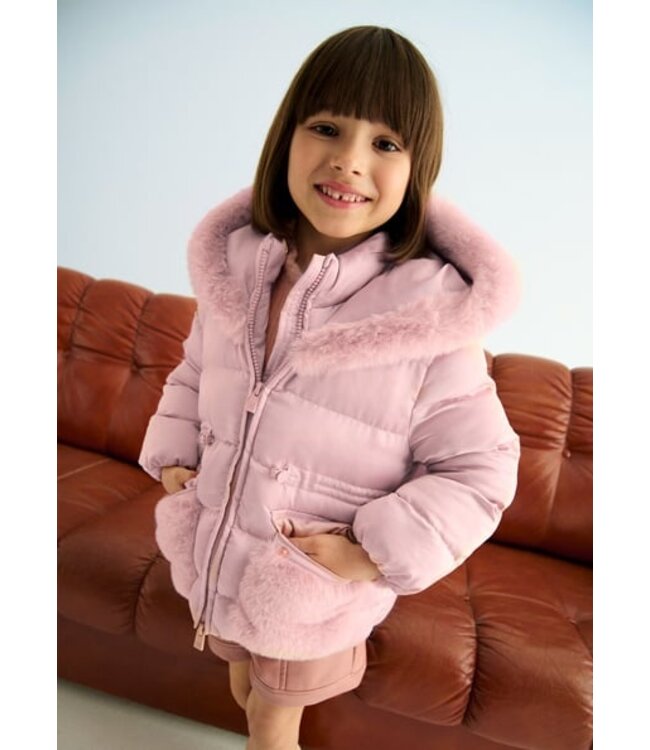 Abel & Lula winter jas meisjes - roze