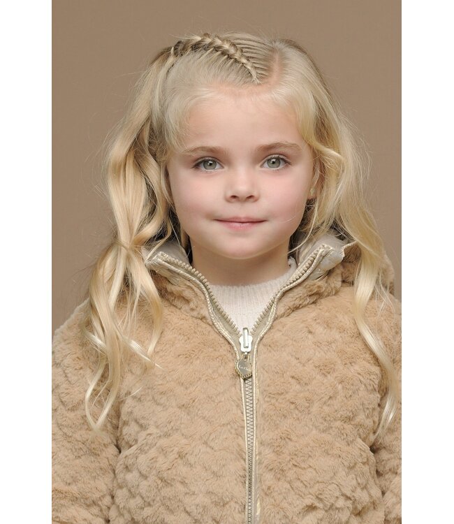 Le Chic winter bomberjack meisjes - goud - Bente - omkeerbaar