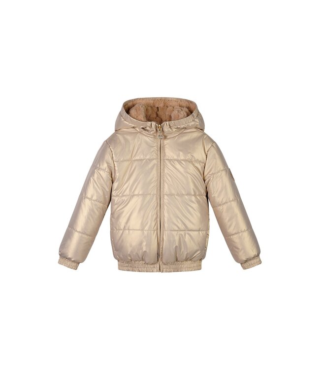 Le Chic winter bomberjack meisjes - goud - Bente - omkeerbaar