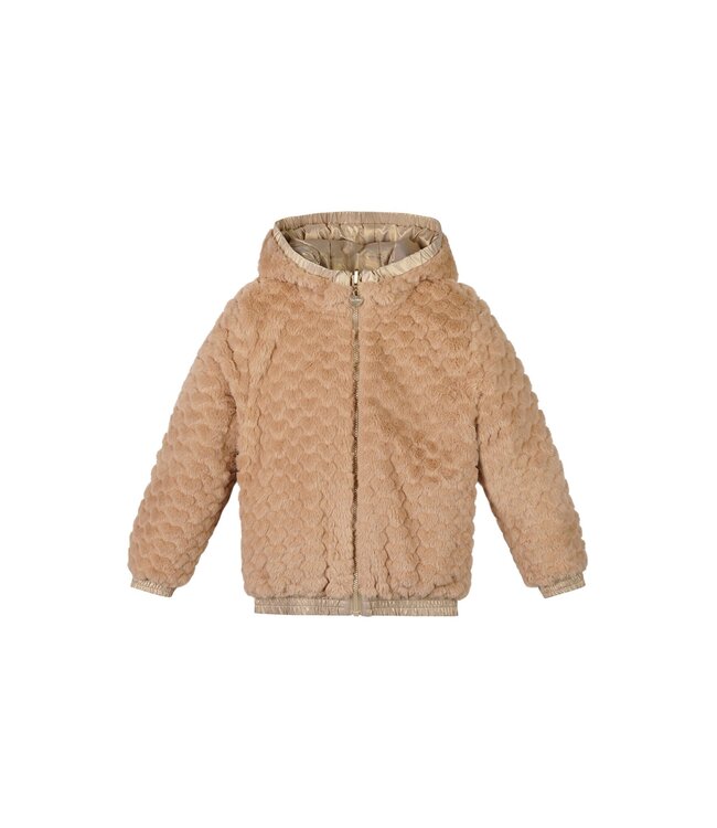 Le Chic winter bomberjack meisjes - goud - Bente - omkeerbaar