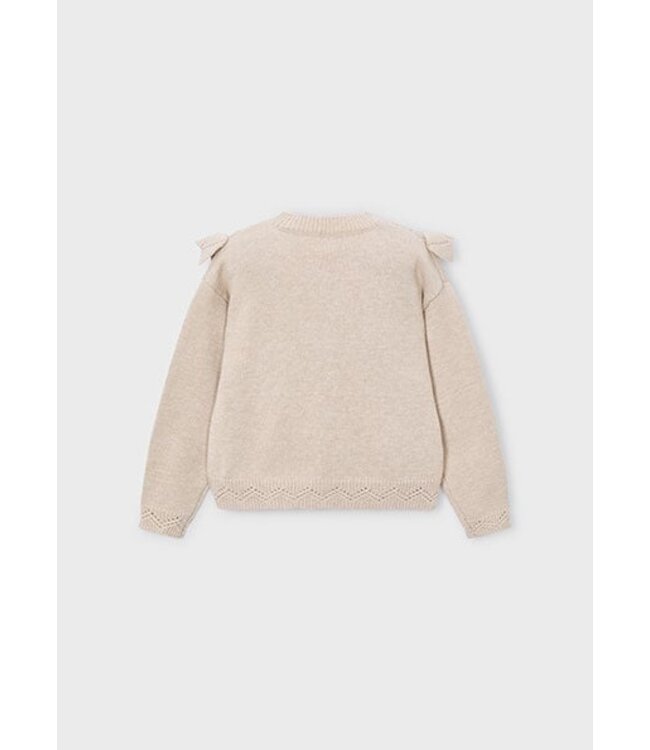 Mayoral winter sweater meisjes - zand - gebreid