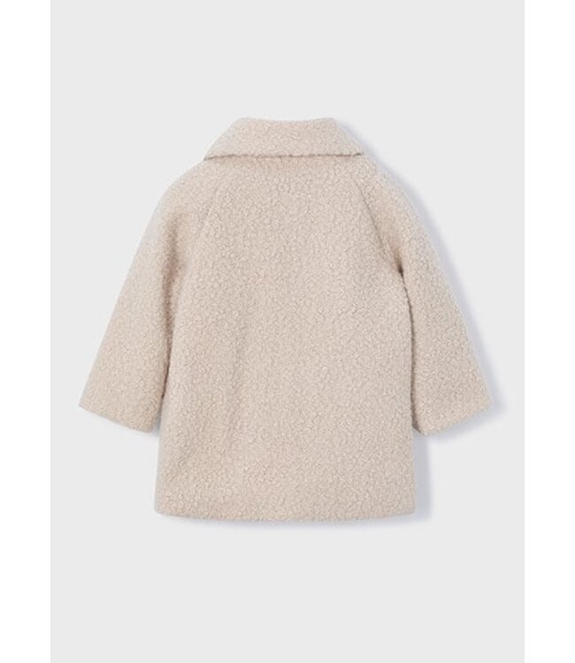 Mayoral winter shearling jas meisjes - zand