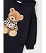 Mayoral winter jurk meisjes - zwart - fleece - capuchon