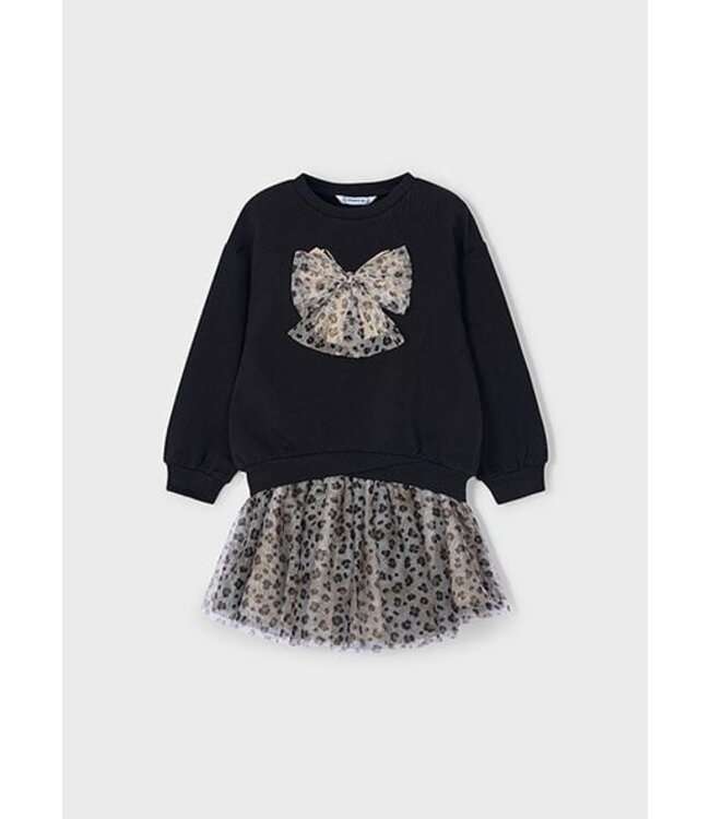 Mayoral winter rok-set meisjes - zwart - tule