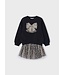 Mayoral winter rok-set meisjes - zwart - tule