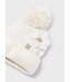 Mayoral winter muts-sjaal set meisjes - bruin - zand
