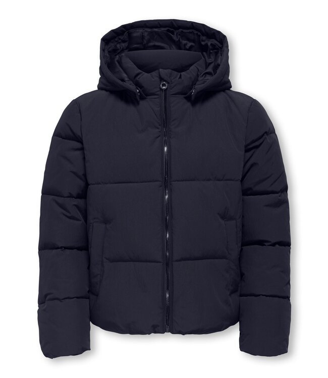 Kids ONLY winter winterjas meisjes - blauw - puffer - Kogmalia