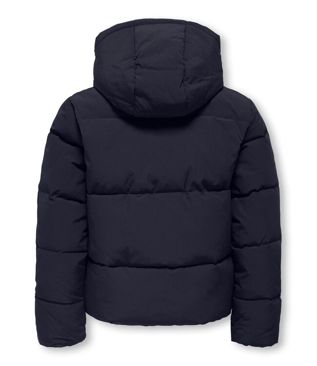 Kids ONLY winter winterjas meisjes - blauw - puffer - Kogmalia