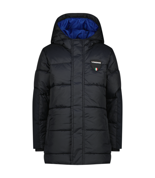 Vingino winter winterjas jongens - zwart - Telo - lang