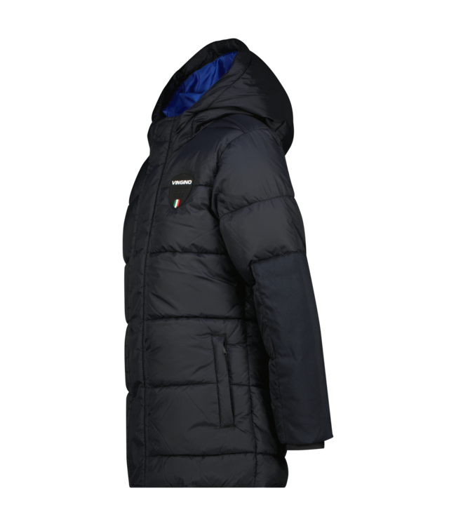 Vingino winter winterjas jongens - zwart - Telo - lang