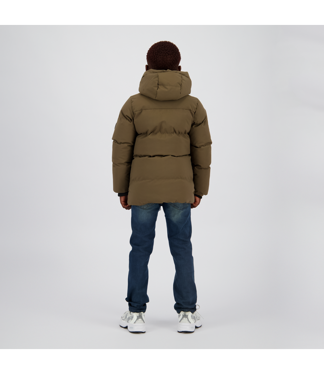 Vingino winter winterjas jongens - donker bruin - Tanso - lang