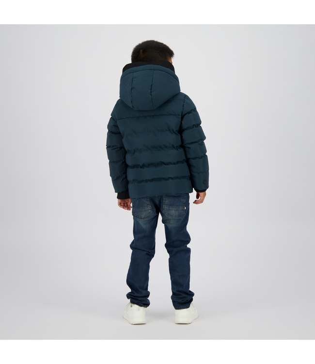 Vingino winter winterjas jongens -donker groen - Tigon - comfort