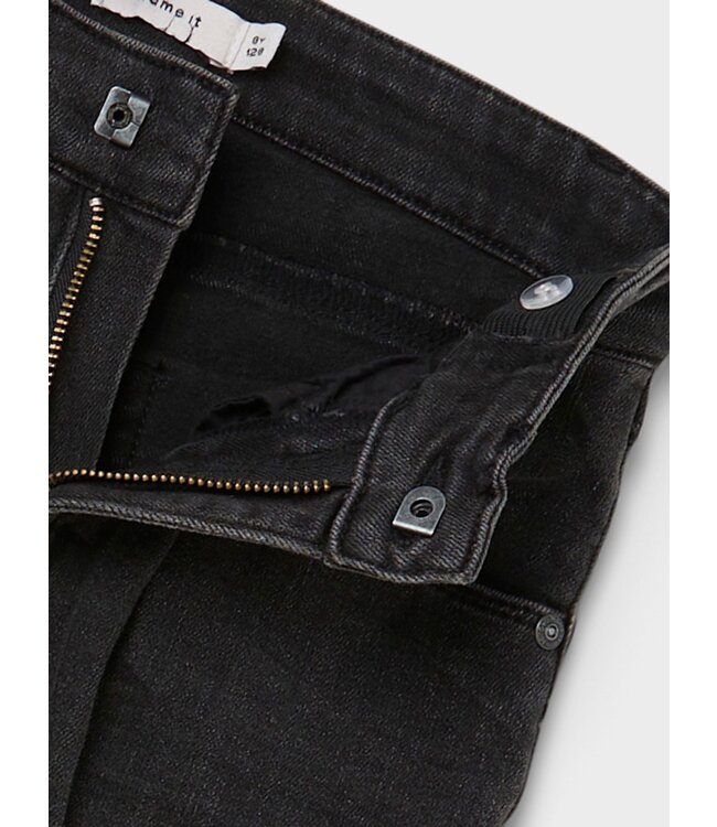 Name it winter jeans broek meisjes - zwart - baggy fit - NkfBella