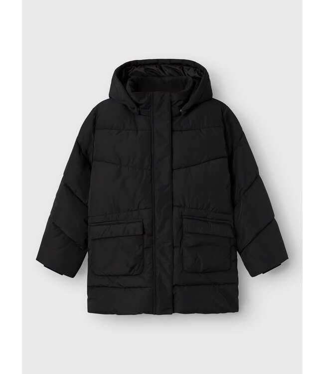 Name it winter winterjas meisjes - zwart - NkfMedow03