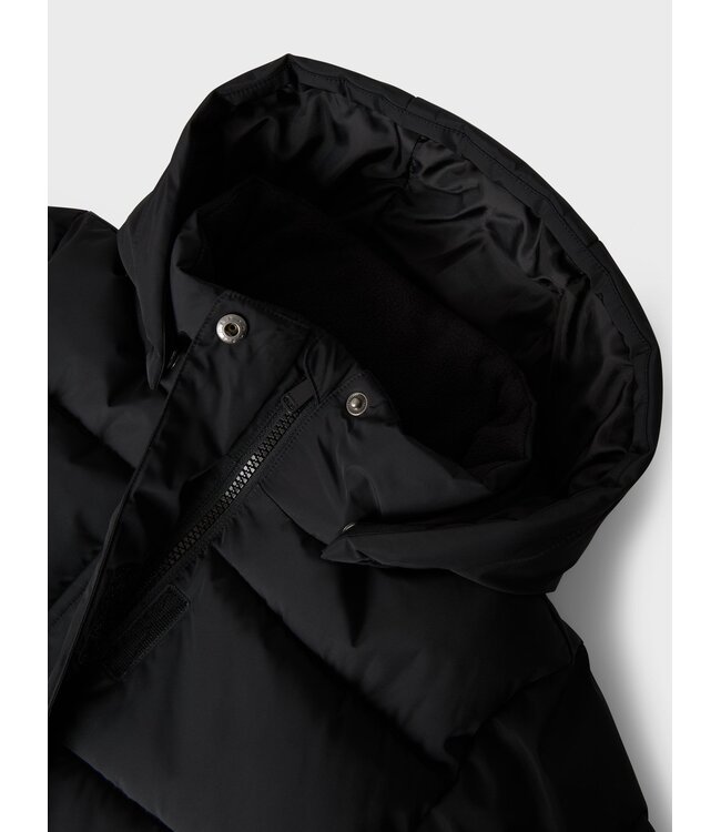 Name it winter winterjas meisjes - zwart - NkfMedow03