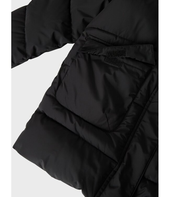 Name it winter winterjas meisjes - zwart - NkfMedow03