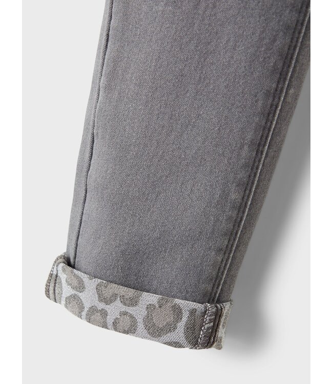 Name it winter jeans broek meisjes - grijs - skinny fit - NkfPolly