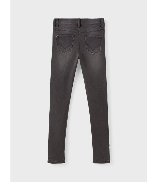 Name it winter jeans broek meisjes - donker grijs - skinny fit - NkfPolly