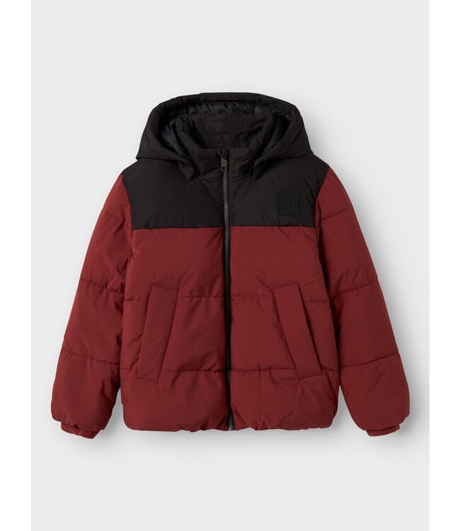 Name it winter winterjas jongens - rood - puffer - NkmMorning