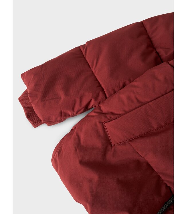 Name it winter winterjas jongens - rood - puffer - NkmMorning
