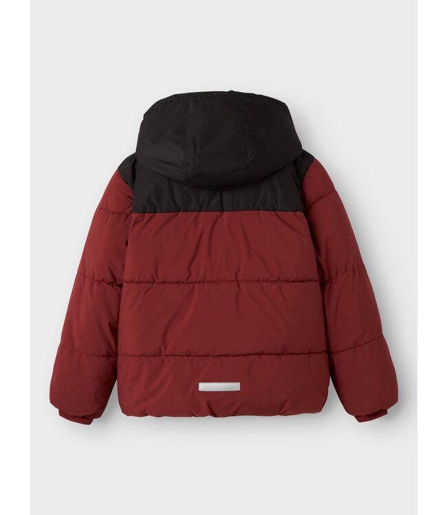Name it winter winterjas jongens - rood - puffer - NkmMorning