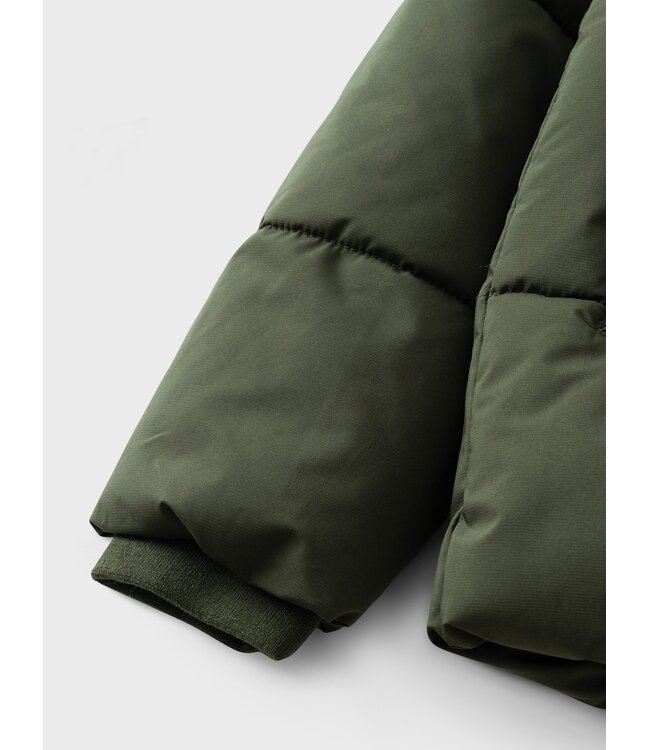 Name it winter winterjas jongens - groen - puffer - NkmMorning