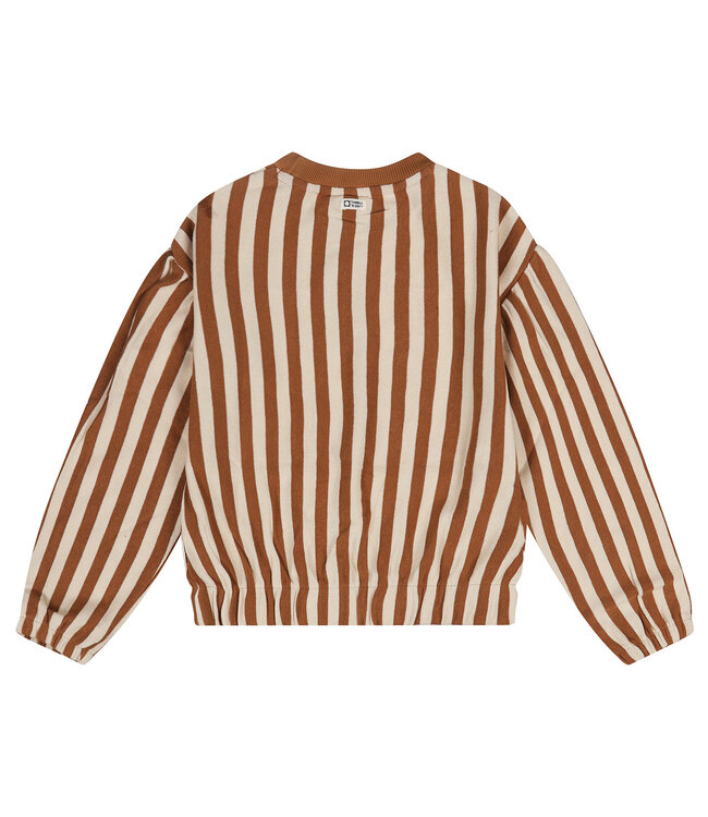 Tumble & Dry winter sweater meisjes - off wit/bruin - Mon Amour