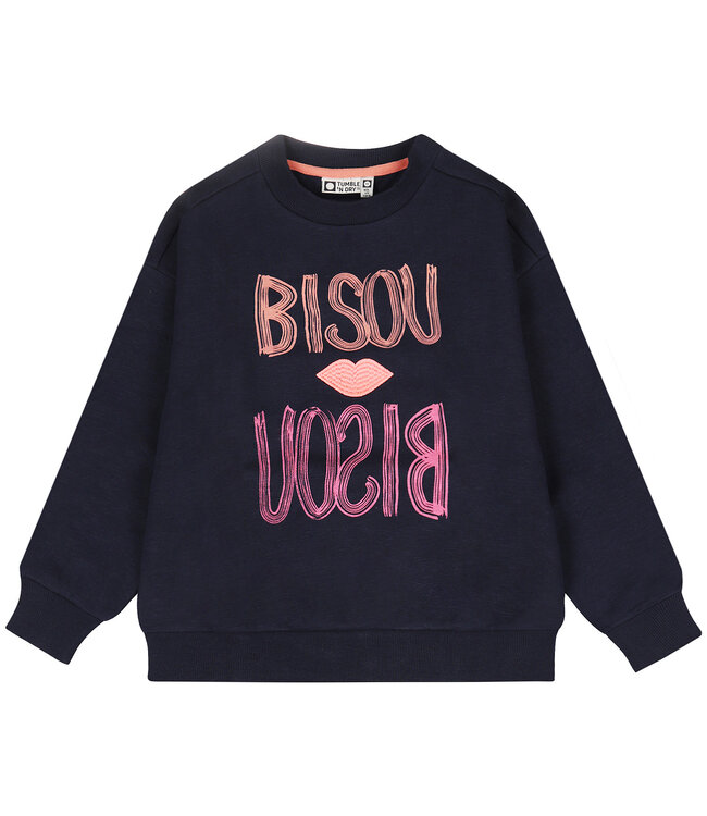 Tumble & Dry winter sweater meisjes - navy blauw - Gioia