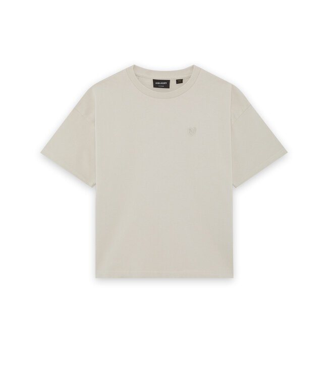 Lyle & Scott winter relaxed t-shirt jongens - beige