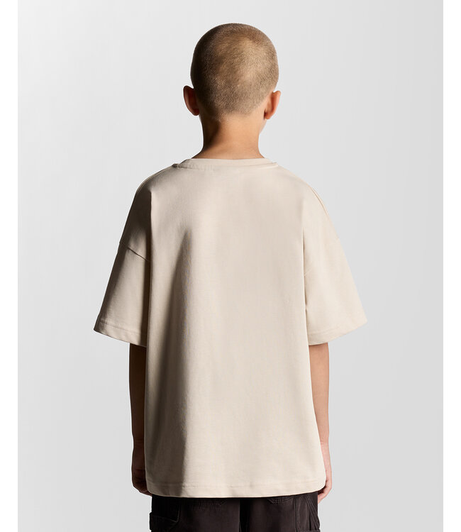 Lyle & Scott winter relaxed t-shirt jongens - beige