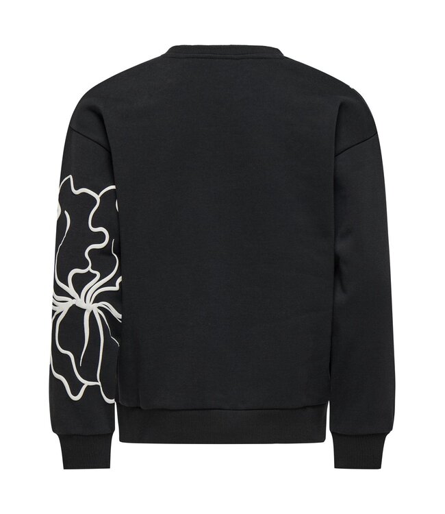 Kids ONLY winter sweater meisjes - zwart - KogOdessa - loose fit