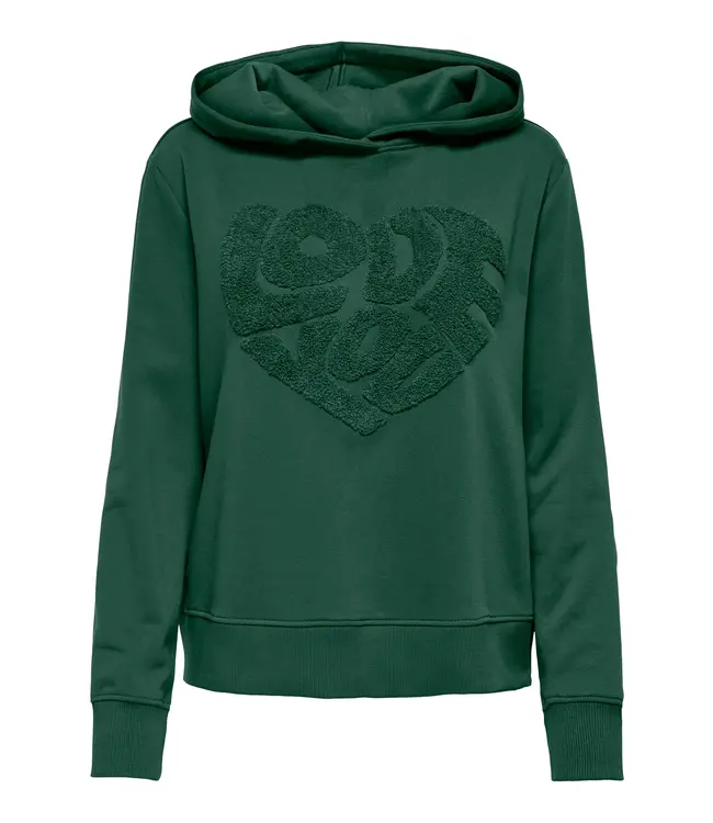 Kids ONLY winder hoodie meisjes - groen - KogLyna - regular fit