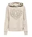 Kids ONLY winder hoodie meisjes - grijs - KogLyna - regular fit