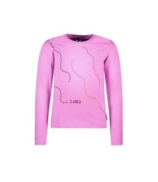 B.Nosy winter t-shirt meisjes - paars - Tiara - longsleeve