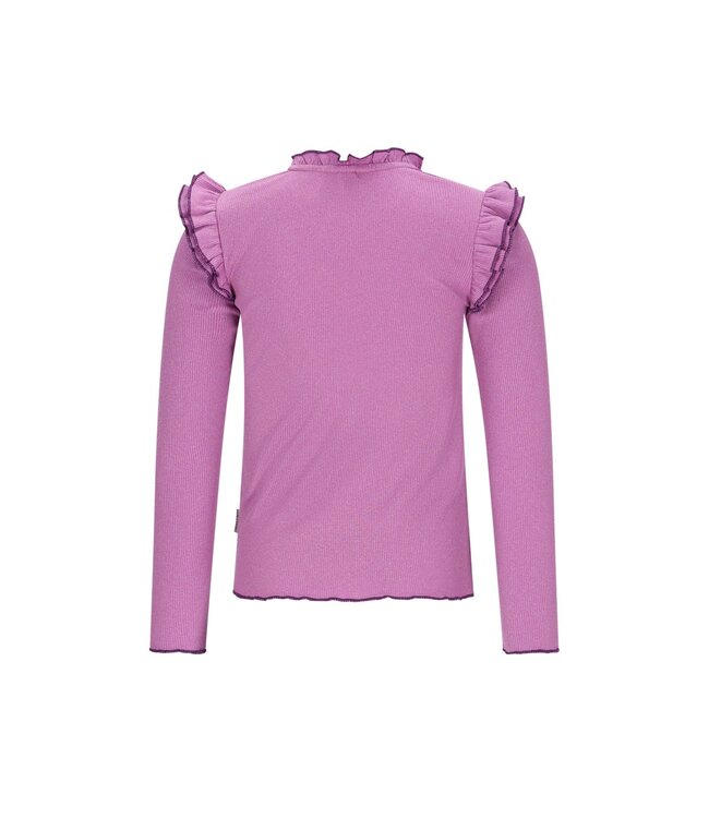 B.Nosy winter top meisjes - paars - Tonya - ruffles