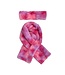 B.Nosy winter sjaal en hoofdband meisjes - roze - Anne