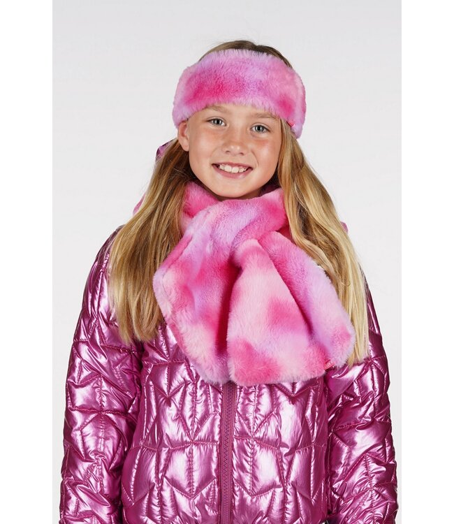 B.Nosy winter sjaal en hoofdband meisjes - roze - Anne