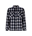 B.Nosy winter shirt jongens - navy blauw - Bas - geruit