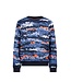 B.Nosy winter sweater jongens - blauw - Scott - print