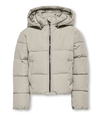 Kids ONLY winter winterjas meisjes - grijs - KogDolly - puffer