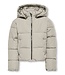 Kids ONLY winter winterjas meisjes - grijs - KogDolly - puffer
