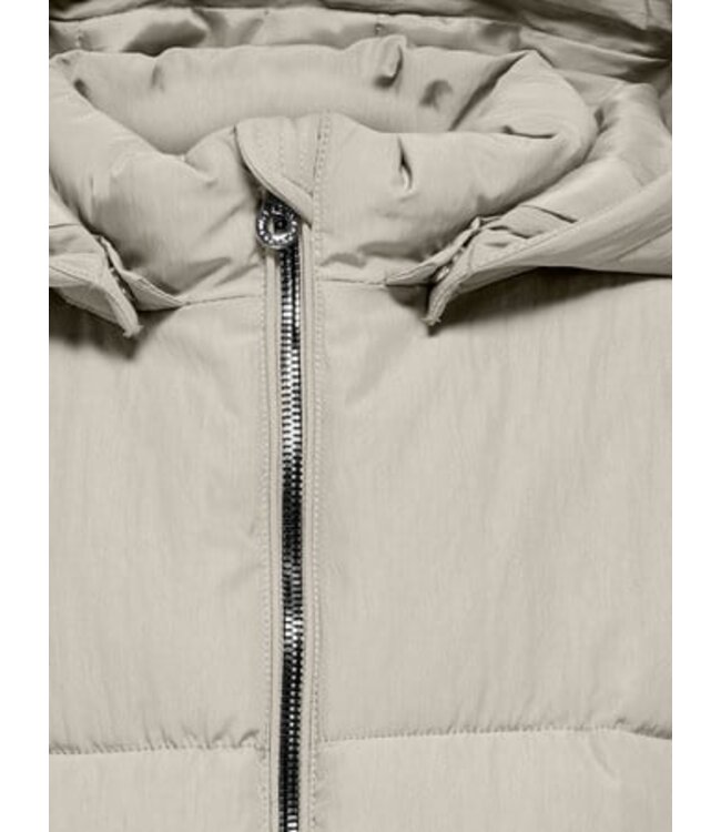 Kids ONLY winter winterjas meisjes - grijs - KogDolly - puffer