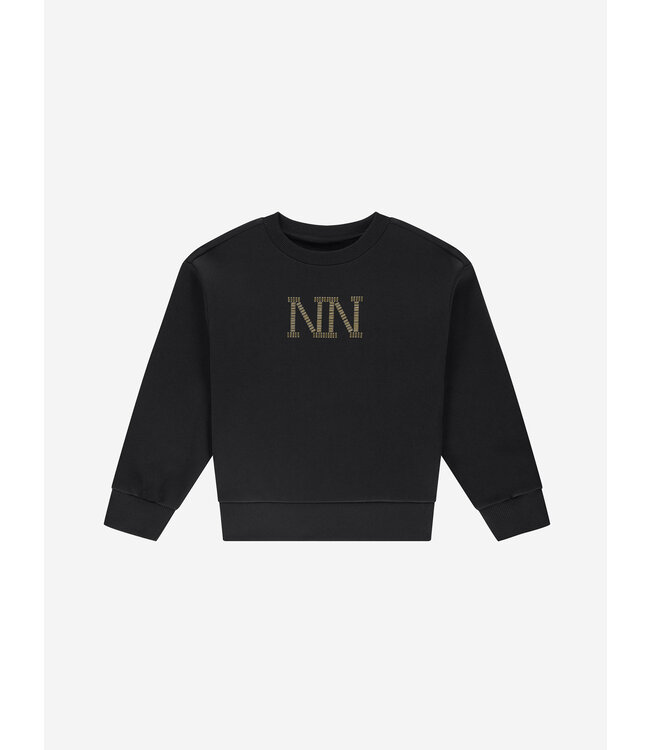 Nik&Nik winter sweater meisjes - zwart - Stud