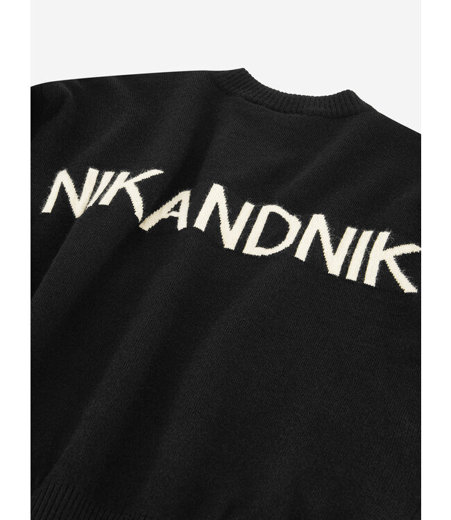 Nik&Nik winter sweater meisjes - zwart - Lis