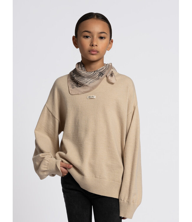 Nik&Nik winter sweater meisjes - zand - Lis