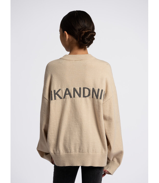 Nik&Nik winter sweater meisjes - zand - Lis