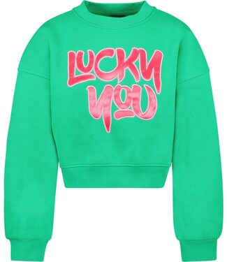 Cars winter sweater meisjes - Lara - groen