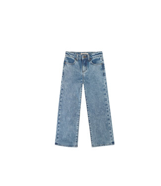 Your wishes winter jeansbroek meisjes - blauw - wide leg fit