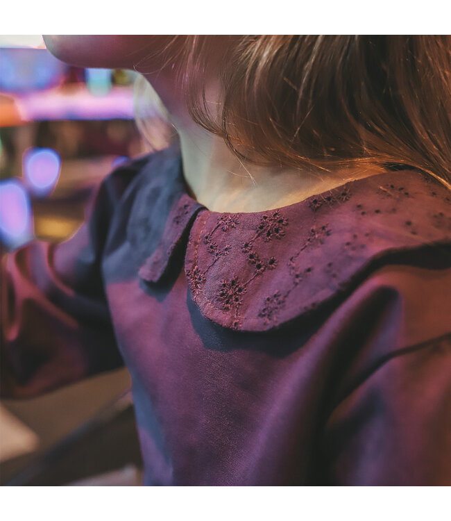 Your wishes winter t-shirt meisjes - paars - longsleeve, jersey